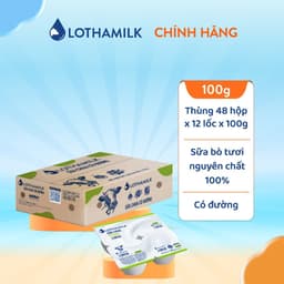 Thumbnail Thùng 48 hộp sữa chua ăn Lothamilk 100g 2