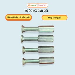 Thumbnail Bộ Ốc Đỡ Giát Cũi GOLDCAT Chất Liệu Sắt Không Gỉ Nâng Đỡ Giát Giường Nằm Và Bộ Ốc Gắn Cũi Giúp Cố Định Các Thanh Cũi 1