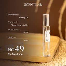 Thumbnail Nước hoa nam hương gỗ SCENTLAB No.49 tinh tế, cổ điển tinh dầu thơm lưu hương lâu fullsize 30ml 3