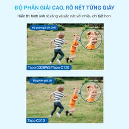 Thumbnail Camera Wifi TP-Link Tapo C310 / C320WS / C120 Độ Phân Giải 2K, Giám Sát An Ninh Ngoài Trời 3