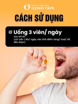 Thumbnail Viên Uống chiết Xuất Hàu Biển, Nhân Sâm, Kẽm, Baba, Bổ Thận, Tăng Cường Sinh Lý Nam Supo Maca Genki Fami Nhật Bản 3