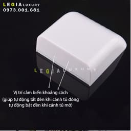 Thumbnail Đèn LED cảm ứng tự động sáng Lê Gia | Đèn LED cảm biến gắn tủ cánh cửa tủ thông minh | Đèn LED cảm biến siêu nhạy 2