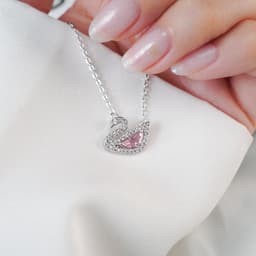 Thumbnail Dây chuyền thiên nga LAMY Crystal Swan Necklace Silver 6042 4