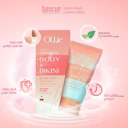 Thumbnail Kem tẩy lông OLLIE , tẩy lông vùng cô bé, nách, tay, chân, triệt lông an toàn không đau rát 50ml 1