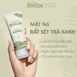 Thumbnail Mặt nạ đất sét BEUCLAY trà xanh sáng da, se khít lỗ chân lông, kiểm soát dầu 70g 1
