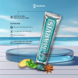 Thumbnail Combo Nước Súc Miệng Và Kem Đánh Răng Marvis Anise Mint Hương Bạc Hà Và Quế Hồi – Marvis Chính Hãng 4