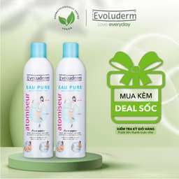 Thumbnail Bộ 2 Xịt khoáng dưỡng da cấp ẩm Evoluderm Atomiseur Eau Pure 400ml/chai 3