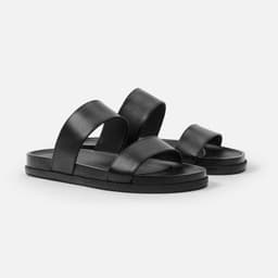 Thumbnail Dép sandal G2 Dano kiểu dép quai ngang công sở Dép lê nam da bò cao cấp thời trang thích hợp đi biển 1