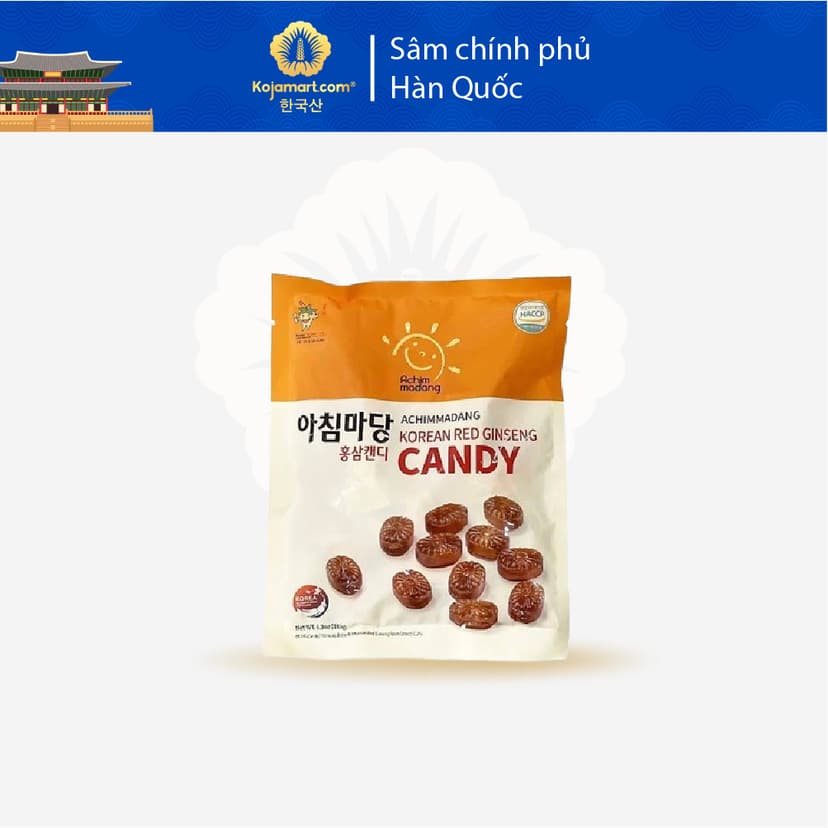 Ảnh Kẹo Hồng Sâm Hàn Quốc Achimmadang 180G kgc jung kwan jang 2