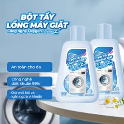 Thumbnail Bột Tẩy Lồng Máy Giặt Cao Cấp CleanZ Giúp Làm Sạch Và Loại Bỏ Cặn Bẩn Hiệu Quả - Hộp 200g 4