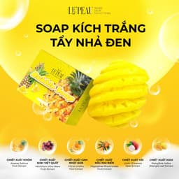 Thumbnail Combo 2 hộp Soap Tắm Trắng Bubble Soap, Xà Bông Tắm Trắng Da Body, Khối Lượng 65G - LE'PEAU 3