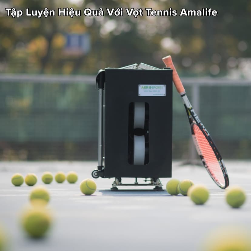 Ảnh Bóng Tennis Chuyên Dụng Mới 100% Được Sử Dụng Phổ Biến Nhất – Độ Nảy Cao 1.35 – 1.47m Chuẩn Quốc Tế Chính Hãng Amalife 4