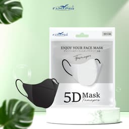 Thumbnail Khẩu trang kháng khuẩn 3 lớp 5d mask Famapro size 40-60kg 1