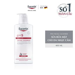 Thumbnail Sữa rửa mặt không gây kích ứng cho da nhạy cảm Eucerin pH5 Facial Cleanser 400ml 3
