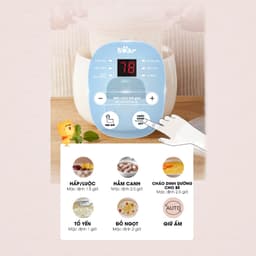 Thumbnail Combo Ăn Dặm Nồi Nấu Cháo Chậm 0.8L BEAR SUBE001 và Máy Xay Ăn Dặm 0.3L 8 Lưỡi B03V8 Nồi Nấu Cháo Chậm Máy Xay Thực Phẩm 2