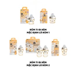 Thumbnail Bình Sữa PPSU Ty Siêu Mềm Tự Nhiên Tommee Tippee 150ml, 260ml, Set Đôi, Nhiều Size, Được Mua Kèm Thêm 01 Núm Ty Bất Kì 1