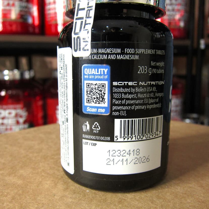Ảnh Calcium – Magnesium Scitec Nutrition Lọ 90 Viên Thực Phẩm Hỗ Trợ Sức Khỏe Xương và Hệ Miễn Dịch 4
