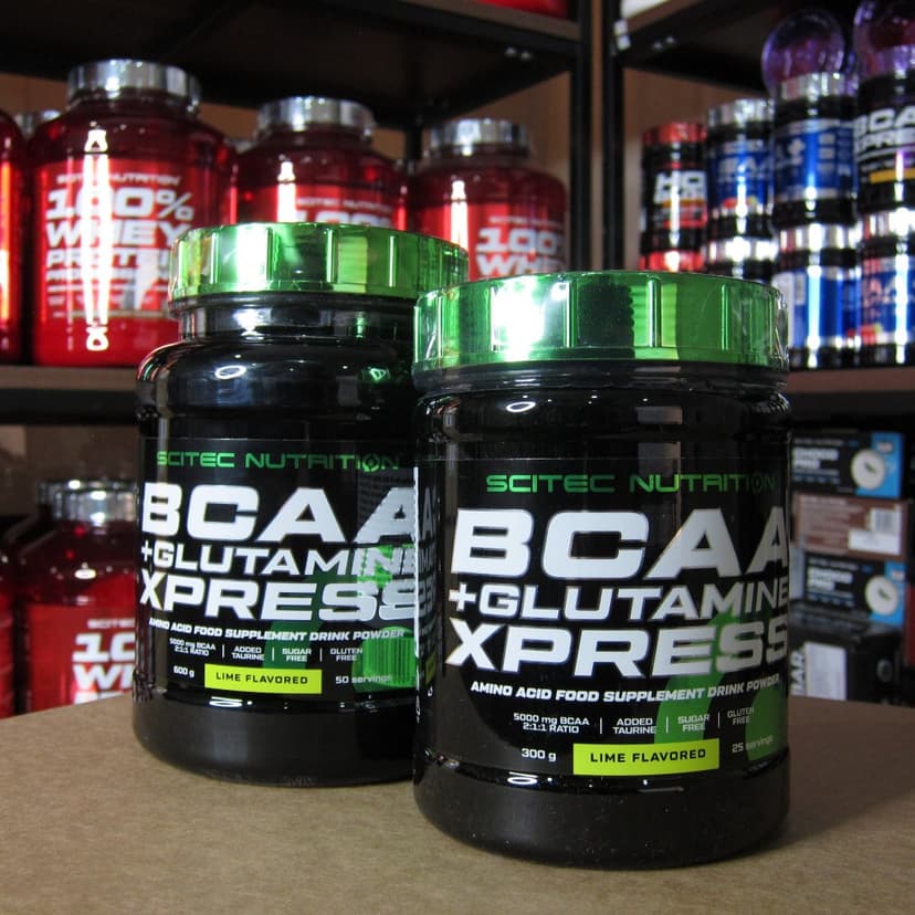Ảnh BCAA | BCAA + GLUTAMINE XPRESS 600G LIME FLAVOUR | Phục Hồi, Chống Dị Hóa, Phát Triển Cơ Bắp | SCITEC NUTRITION 1