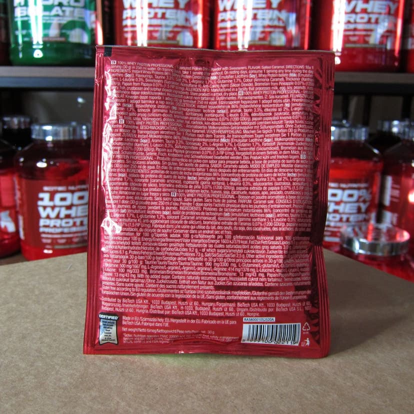 Ảnh Sample Whey Protein | Combo 5-10 gói 30g Scitec Nutrition Sample 100% Whey Protein Professional - Tăng Cơ Nhanh 3