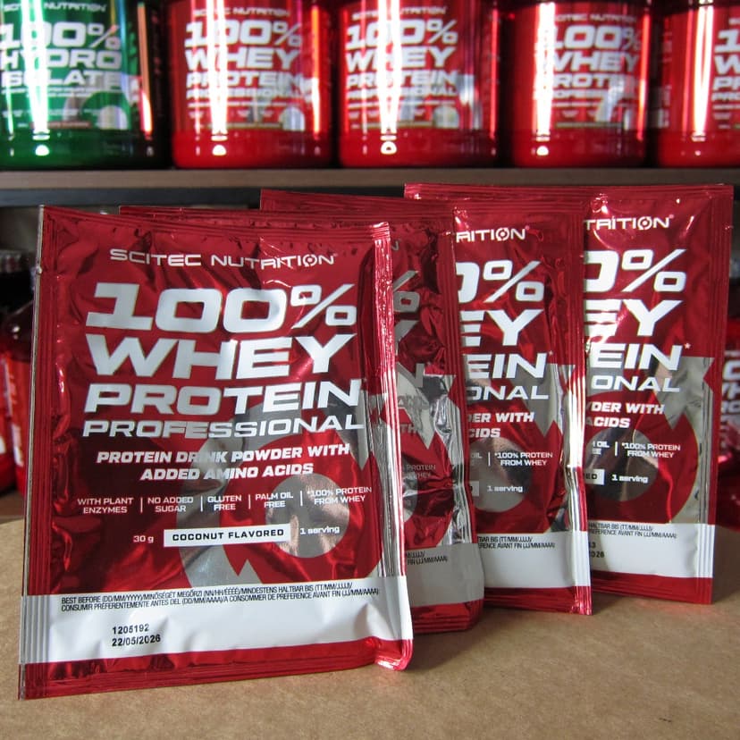 Ảnh Sample Whey Protein | Combo 5-10 gói 30g Scitec Nutrition Sample 100% Whey Protein Professional - Tăng Cơ Nhanh 4