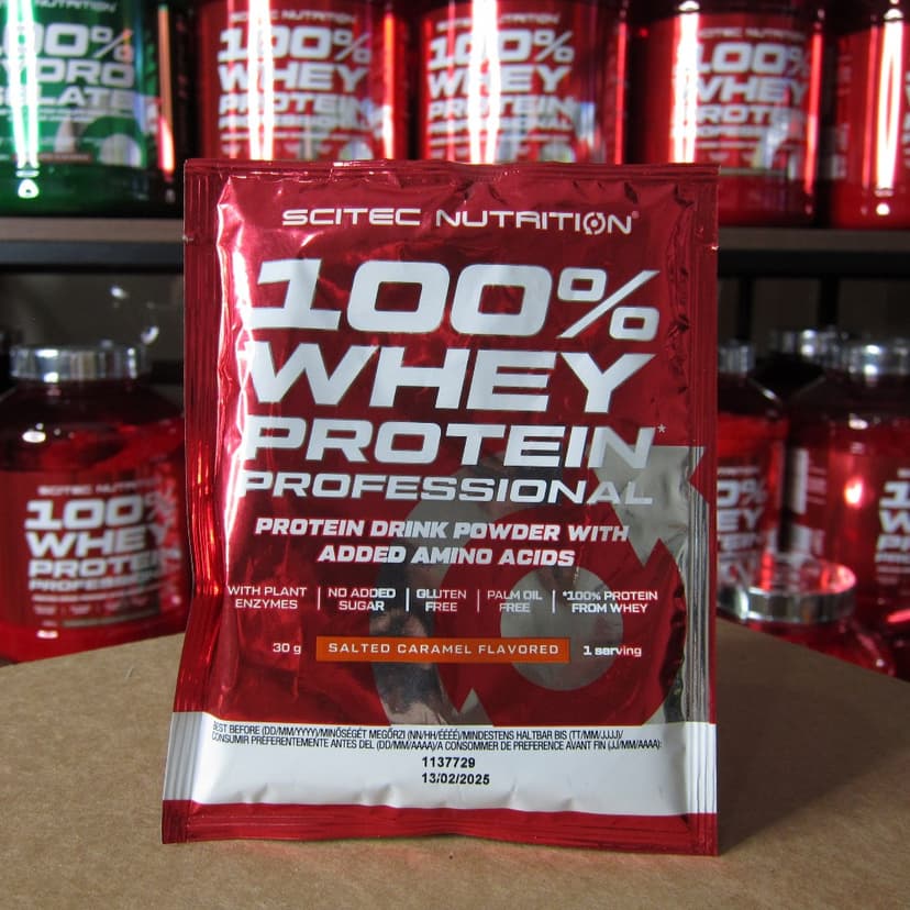 Ảnh Sample Whey Protein | Combo 5-10 gói 30g Scitec Nutrition Sample 100% Whey Protein Professional - Tăng Cơ Nhanh 2