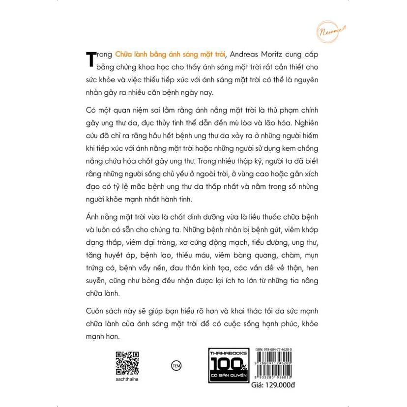 Ảnh Sách - Chữa Lành Bằng Ánh Sáng Mặt Trời 1