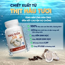 Thumbnail 2 Hộp Tinh Chất Hàu Biển OB Tăng Cường Sinh Lý Nam, Tăng Chất Lượng Tinh Binh - Grow Green AZ 2