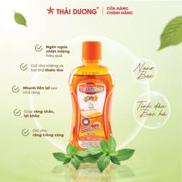Thumbnail Nước súc miệng Valentine ngăn ngừa nhiệt miệng, hôi miệng, sâu răng dành cho người lớn, trẻ em 2
