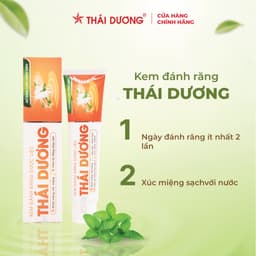 Thumbnail Kem đánh răng dược liệu Sao Thái Dương giảm ê buốt, sâu răng, chảy máu chân răng - Sao Thái Dương 4