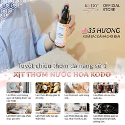 Thumbnail Xịt Nước Hoa Đa Năng, Xịt Thơm Phòng, Quần Áo, Vải, Body Mist Hương Nước Hoa KODO Chai 100ml Tiện Lợi 2