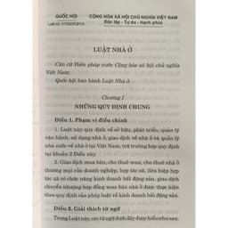 Thumbnail Sách - Luật nhà ở (số 27/2023/QH15, có hiệu lực ngày 1.1.2025) 2
