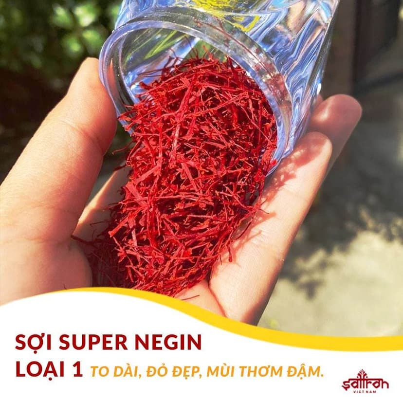 Ảnh 1.0 Gr Saffron Bahraman GEM Super Negin |Nhụy hoa nghệ tây chính hãng Iran 2