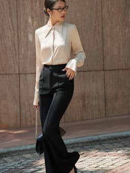 Thumbnail Quần loe mí li HUONG BOUTIQUE HBQ122 1