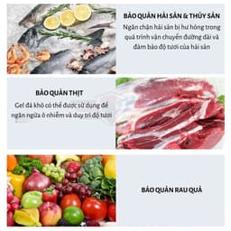 Thumbnail Combo 10 Túi gel đá khô giữ lạnh lâu dùng được nhiều lần, sử dụng làm lạnh thức ăn, túi y tế...· 2