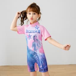 Thumbnail Bộ quần áo bơi cho bé gái SKIDS đồ bơi trẻ em họa tiết công chúa kỳ lân 2 đến 10 tuổi 2