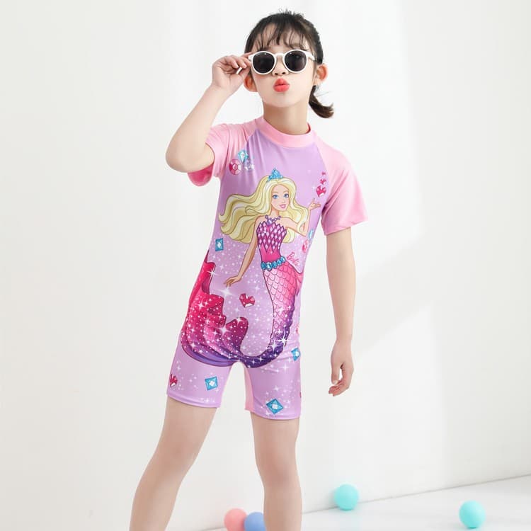 Ảnh Bộ quần áo bơi cho bé gái SKIDS đồ bơi trẻ em họa tiết công chúa kỳ lân 2 đến 10 tuổi 3