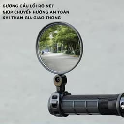 Thumbnail Gương Kính Chiếu Hậu Phẳng Tháo Rời Dành Cho Xe Đạp Đường Kính 8 Cm Cleacco Boro Sport 4