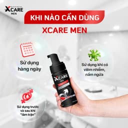 Thumbnail Bọt Vệ Sinh Nam XCARE Men Hương Thơm Nam Tính, Giúp Làm Sạch, Hỗ Trợ Giảm Nấm Ngứa 100ml 2