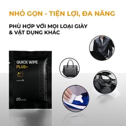 Thumbnail Khăn lau vệ sinh giày siêu sạch Quick Wipe Plus Sneak3r bản cao cấp siêu sạch, an toàn 2