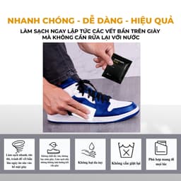 Thumbnail Khăn lau vệ sinh giày siêu sạch Quick Wipe Plus Sneak3r bản cao cấp siêu sạch, an toàn 3