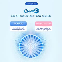 Thumbnail Combo 16 Viên sạch bồn cầu CleanZ chai thả bồn cầu sạch khuẩn tẩy sạch mảng bám khử mùi diệt vi khuẩn toilet 2