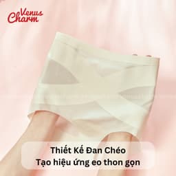 Thumbnail Quần lót cạp cao gen bụng không viền định hình vòng eo Venus Charm N8499 2