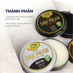 Thumbnail Xi đánh giày XIMO Shoe Polish dạng sáp giúp đánh bóng, bổ sung màu cho giày, đồ da XXI08 50ml 4