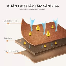 Thumbnail Khăn lau giày da đồ da cao cấp Ximo Leather Wipes 32 khăn giúp vệ sinh bề mặt đồ da 1