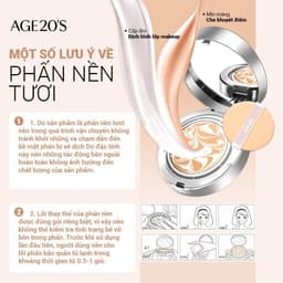 Thumbnail Phấn Tươi Dưỡng Trắng AGE20's ESSENCE COVER PACT ORIGINAL EX INTENSE COVER SPF50+PA++++ 4
