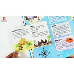 Thumbnail Sách - Atlas thế giới - Lật mở tương tác khám phá các châu lục và đại dương cho trẻ từ 6 tuổi - Đinh Tị Books 2