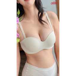Thumbnail Áo ngực nữ không gọng quả ngang chất liệu su đúc đệm dày 2,5m nâng đẩy tạo khe Venus Charm 3