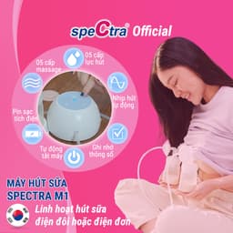 Thumbnail Máy Hút Sữa Điện Spectra M1 Chính Hãng (Bảo Hành 1 Năm) 4