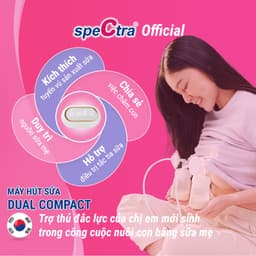 Thumbnail Máy Hút Sữa Đôi/Kép Spectra Dual Compact (Bảo Hành 24 Tháng) 4