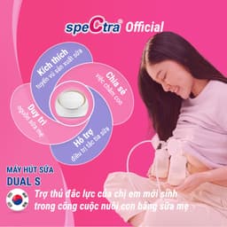 Thumbnail Máy Hút Sữa Điện Đôi/Kép Spectra Dual S - Hàng Chính Hãng 4
